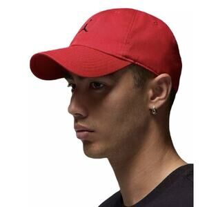 NWT Nike Jordan Mens Adjustable Dri FIT Club Cap Unstructured Red FN4675 M/L